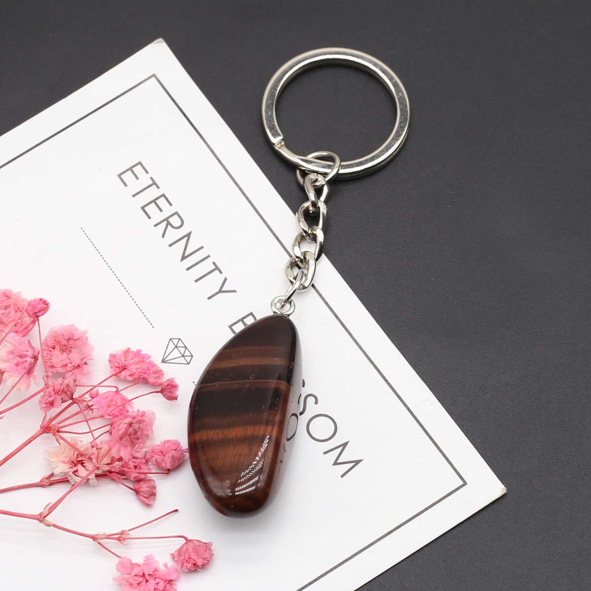 

Лидер продаж, персонализированный брелок из натурального камня, нерегулярный кулон, брелок унисекс для женщин и мужчин, ювелирные изделия, подарки 15x30-20x40mm