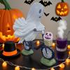 Yousheng Bike Rider Ghost Statue Resin Ghost Riding On A Bicycle Figurine Halloween Ghost Sculpture for Home Parties Decoration Table Centerpiece