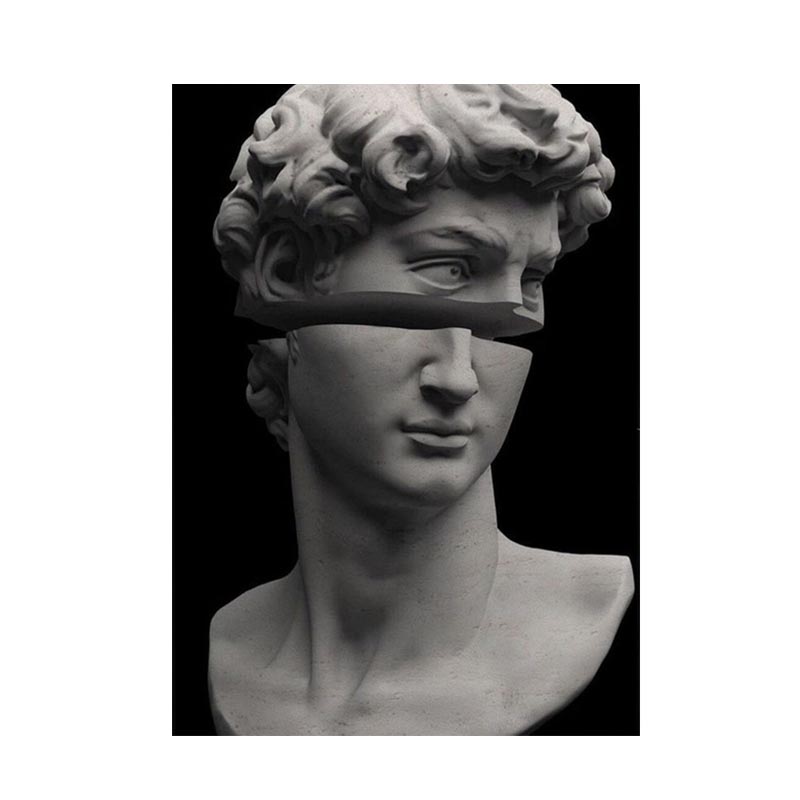 David Sculpture Posters and Prints Modern Canvas Painting Nordic Wall Art Pictures for Living Room Home Decoration