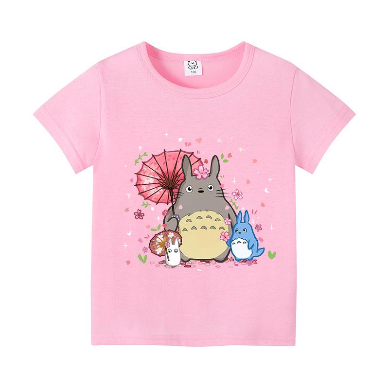 Children's T-shirt, Anime Short Sleeve, Creative Cartoon Boys and Girls Summer Children's Top