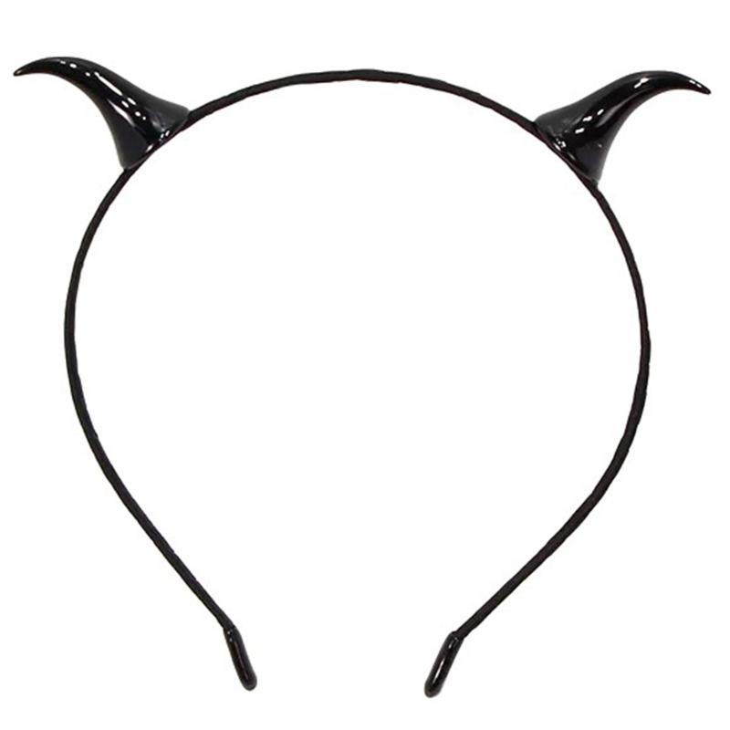 Devil Horns Headbands Personality Party Headpiece Halloween Children Headwear for Costume and Daily Wear