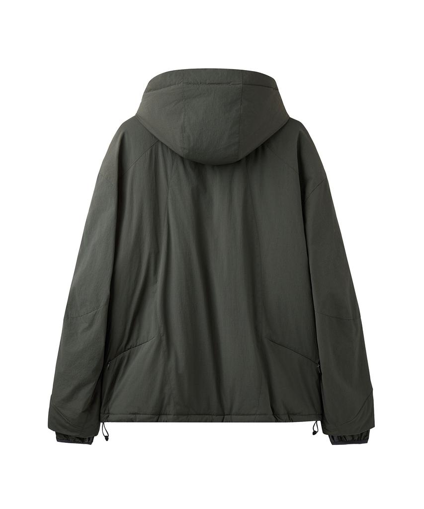 Areuban Light Shell Padded Jacket_Brown