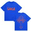 Lady Gaga The Mayhem Ball Album 2025 Print T-Shirt Unisex Women Summer Harajuku Vintage Oversized Cotton T Shirt Hip Hop Streetwear