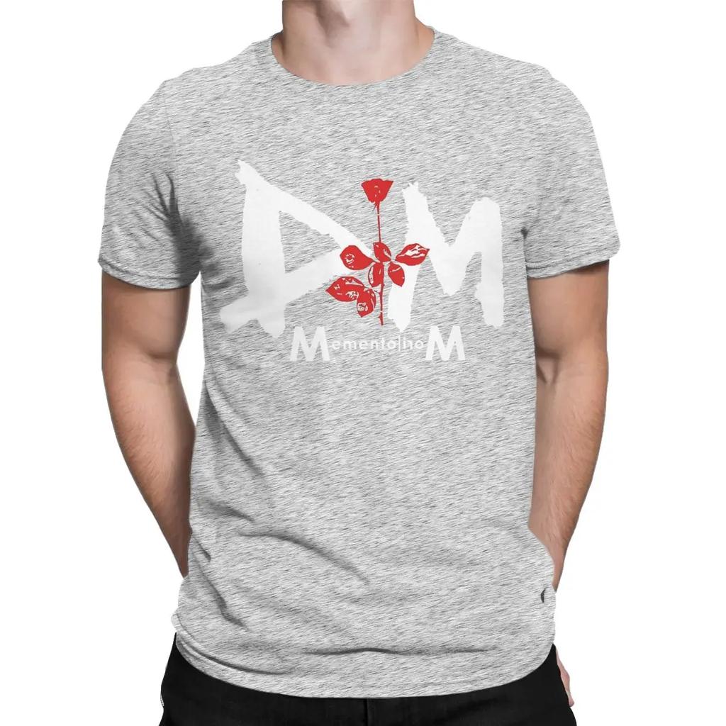 Heren DM Memento Mori Mode Depeches T-shirt Katoenen Tops Vintage Korte Mouw Ronde Hals T-shirt Nieuwe Collectie T-shirt