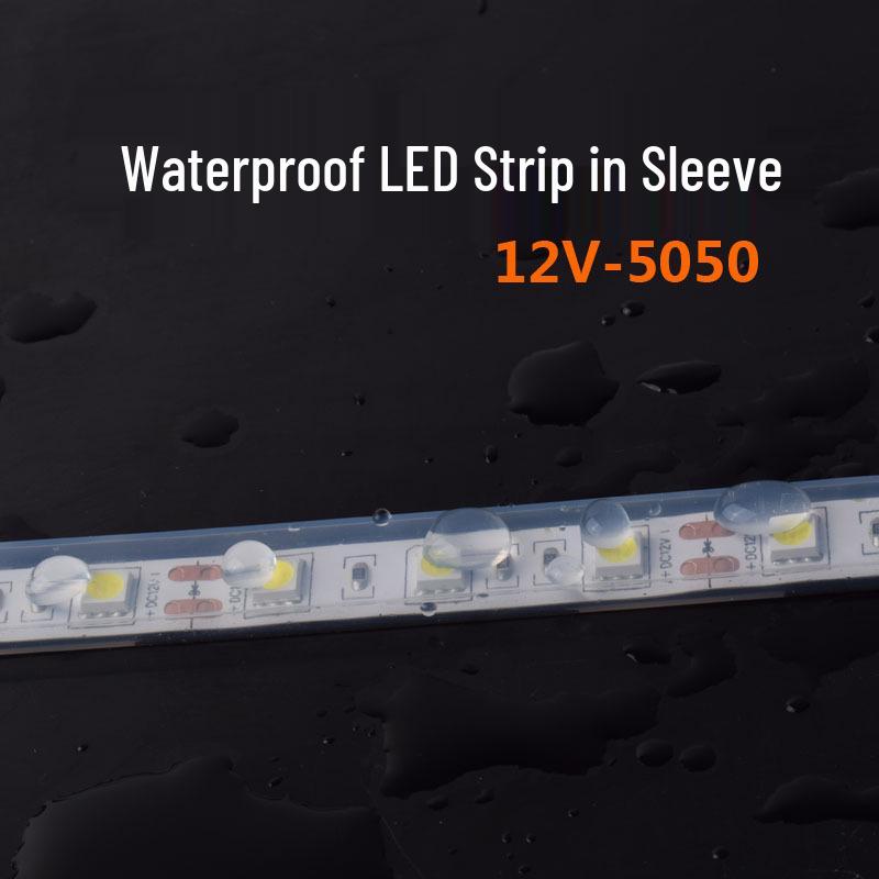 12V IP67 Silicone Waterproof LED Strip 5050 Patch for Outdoor Use