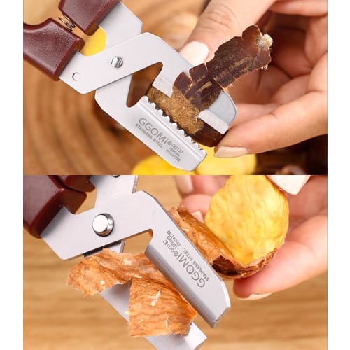 GOKEI Chestnut Peeler, Peeling Scissors, Chestnut Scissors for Peeling Chestnut Skin and Astringent Skin, Chestnut Cutter, Chestnut Peeling Tool, Ches