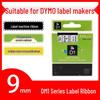 Aibeisi 9mm Waterproof Scratch-Resistant Label Tape for DYMO/Dymo DM1 40910 Series