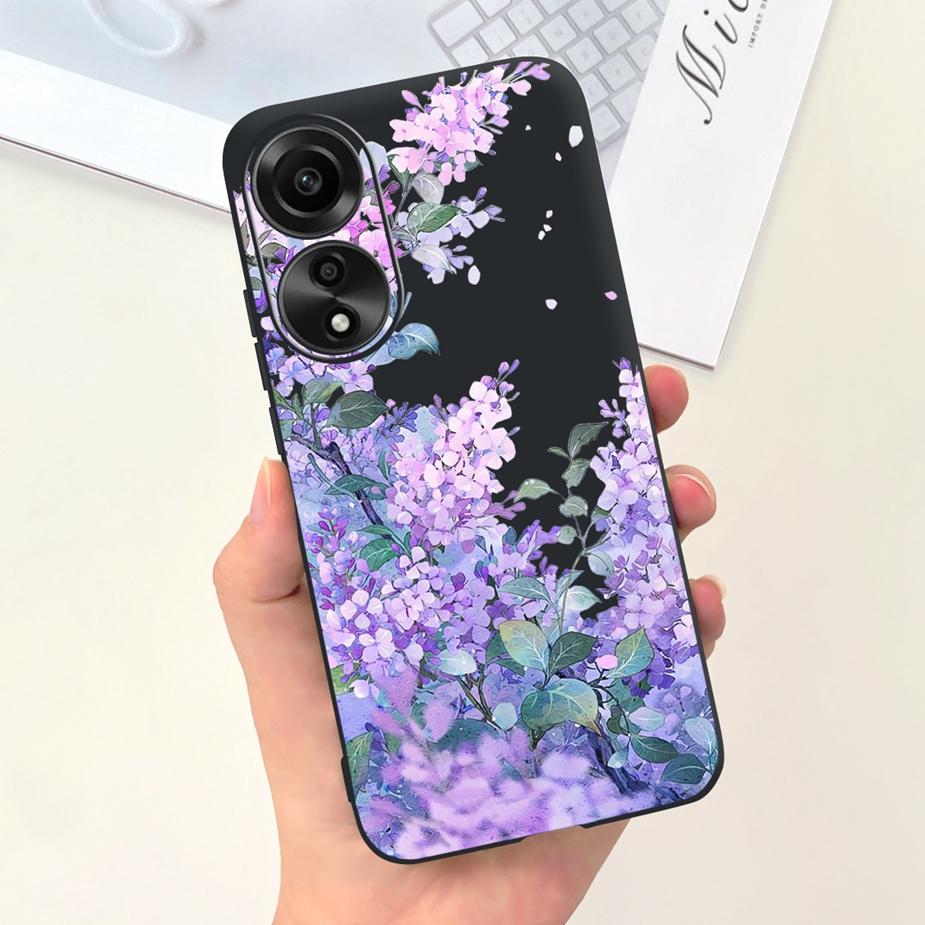 For Oppo A78 4G Case CPH2565 Cute Dinosaur Cartoon Painted Cover Soft Silicone Phone Case For Oppo A78 A 78 OppoA78 4G 5G Fundas