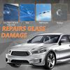2023 Windshield Repair Kit Automotive Glass Repair Fluid with Syringe Thrusters Glass Chip Repair Tool Liquid for Chips Cracks