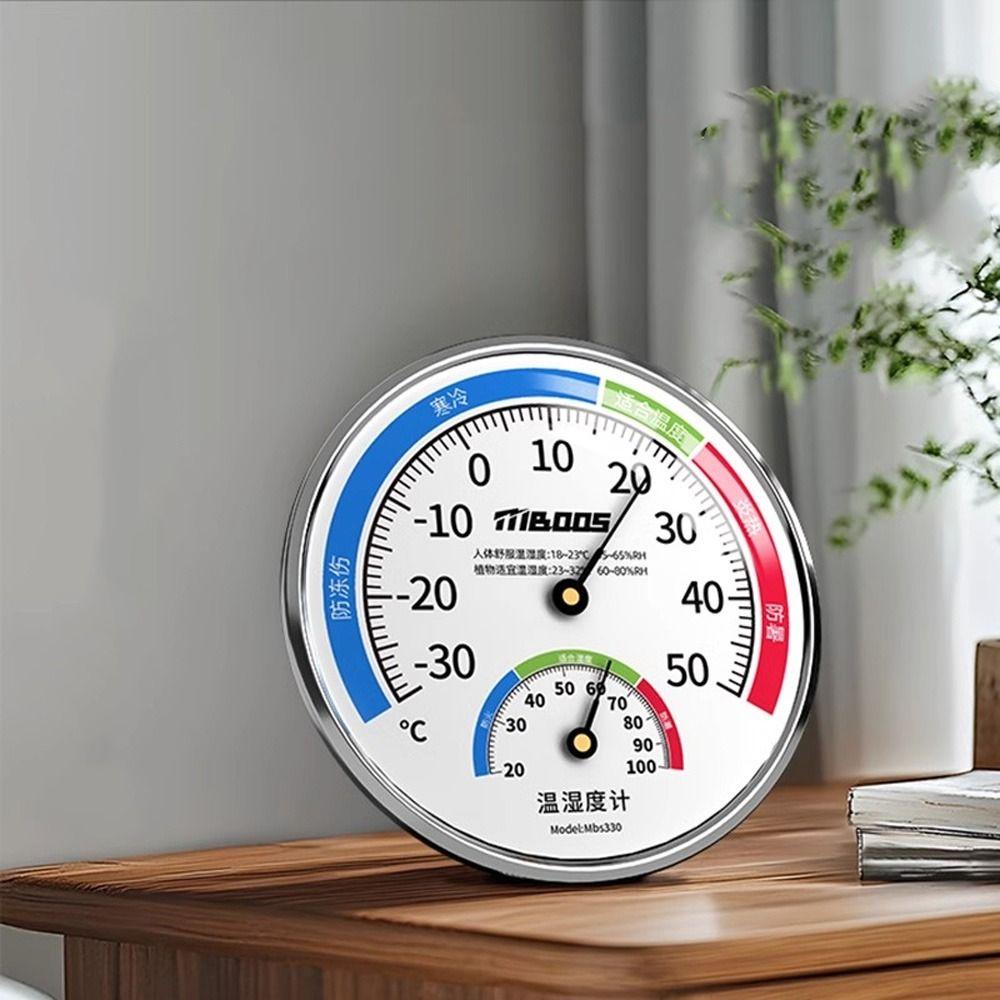 Wall Mount Humidity Temperature Meter Battery-Free Temperature Hygrometer Hygrothermograph  Home