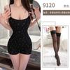 Sexy lingerie retro slim jumpsuit shorts black floral girl sexy summer babes suit