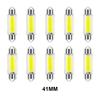 10Pcs31mm 36mm 39mm 41mm C5W C10W LED Bulb Canbus Festoon Auto White Led Car Interior Light Dome Reading License Plate Lamp 12V