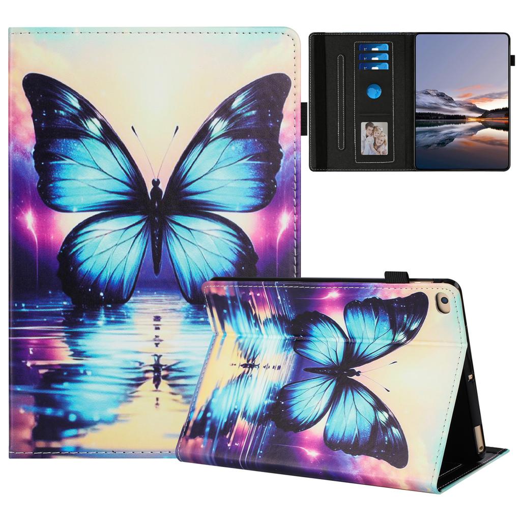 Tablet Case For iPad 9.7-inch (2018)/(2017)/iPad Air 2/Air (2013) Pattern Leather Cover with Auto Sleep/Wake,Card Holder