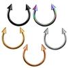 1PC G23 Titanium Nose Rings Lip Eyebrow Piercings Ear Septum Helix Cartilage Piercing Labret Nariz Septum Piercings Body Jewelry