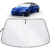 FIT For Tesla Model 3Y Windshield Sun Shade Front Cover Visor Sunshade Foldable