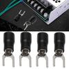 100PCS Insulated Wire Terminal U Type Fork Spade Electrical Crimping Copper Connectors 16‑14AWG