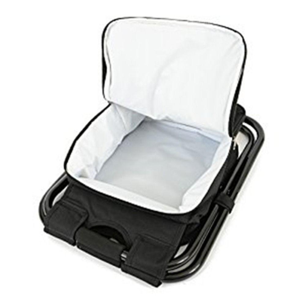 with Cooler Bag Camping Folding Chair Wear-resistant Sports Folding Chair Fishing