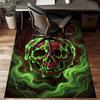 1PC Custom Name Green Poison Apple Theme Floor Mat Ideal for Living Room, Game Rooms, Office, Bedroom,Floor Mat Playful Design199