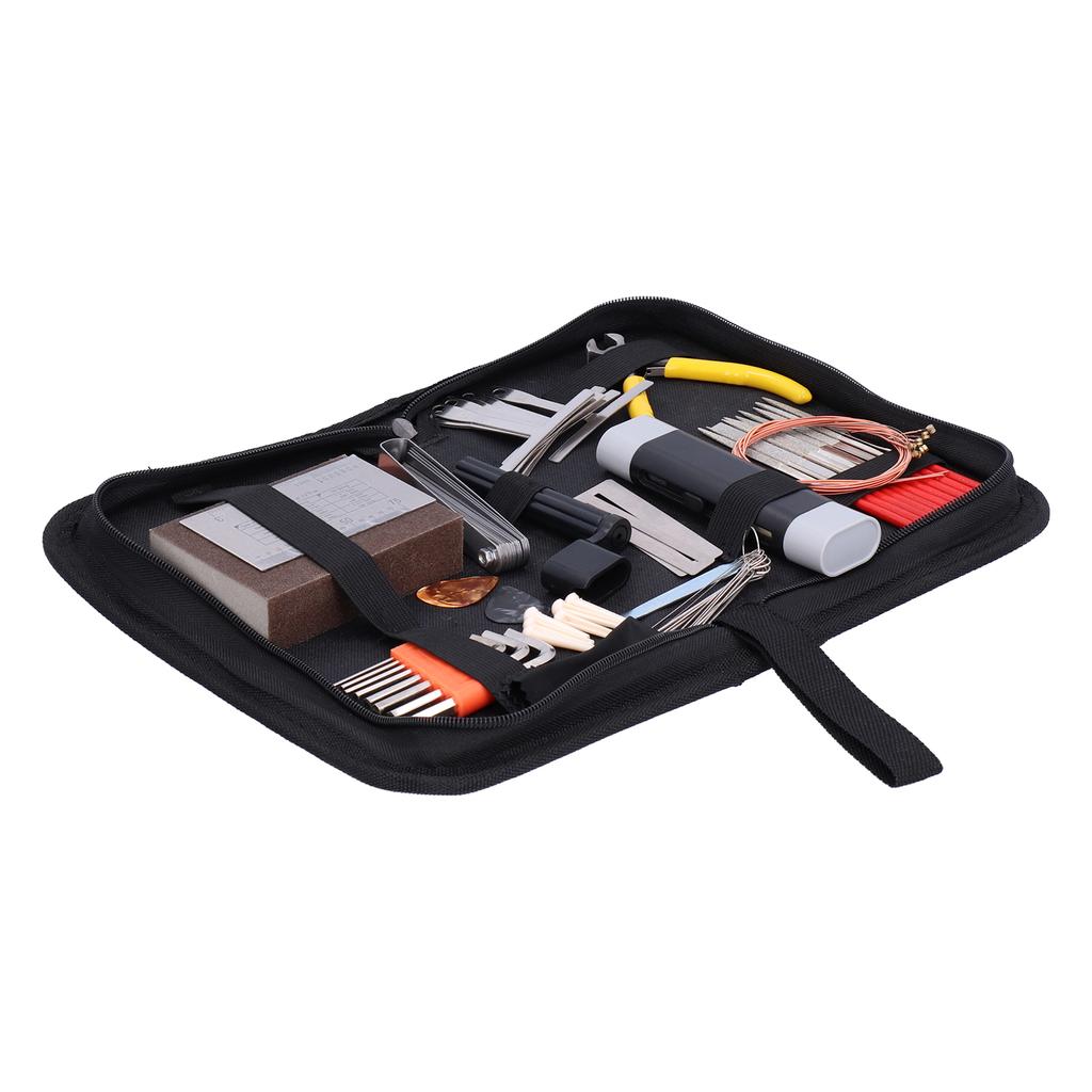 Guitar Repair Tools String Winder Bridge Pins Sanding Kit Hex Wrench Maintenance Utensils