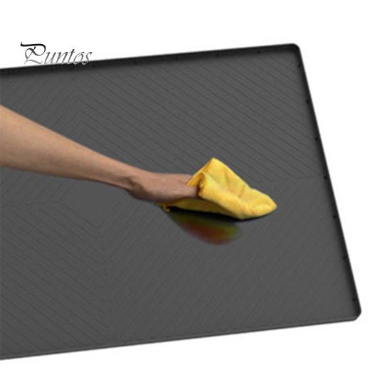 Silicone Sink Mat Waterproof Sink Liner Cabinet Protector Organizer Drip Tray Oil-Proof Easy To Clean Multi-Functional Kitchen Shelf Liner