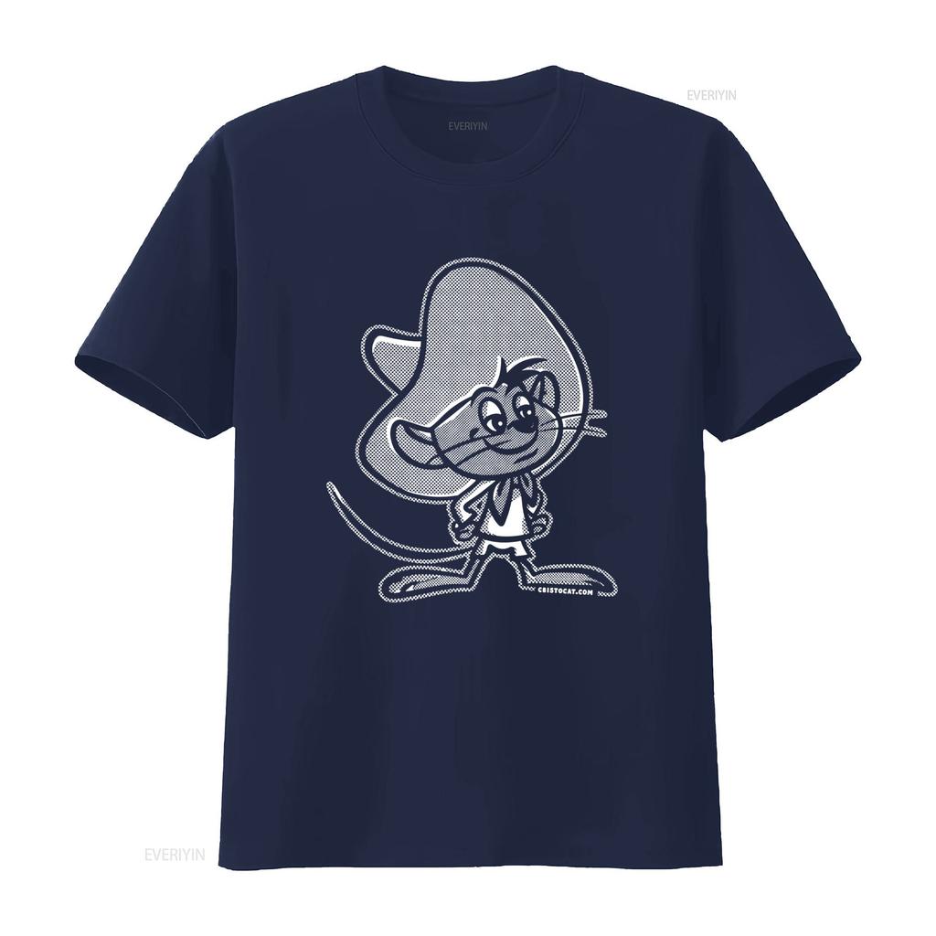 1 Color Speedy Gonzales Cartoon Mouse Print T Shirt For Cool Design Fashion Casual Vintage Fashion Homme