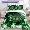 Set Biancheria da Letto Celtic FC Stampato 3 Pezzi Copripiumino Traspirante con Federe Biancheria da Letto Decorativa per Camera da Letto Casa