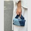 Denim Spliced Crossbody Bag for Girls Fashion Versatile Casual Shoulder Bag Advanced Commuter New Handbag