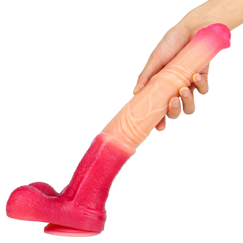 Silicone Huge Dildo Oversized Realistic Dick Butt Plug Adult Sex Toy   Fisting Strap On Penis Pegging Slave Masturbator BDSM