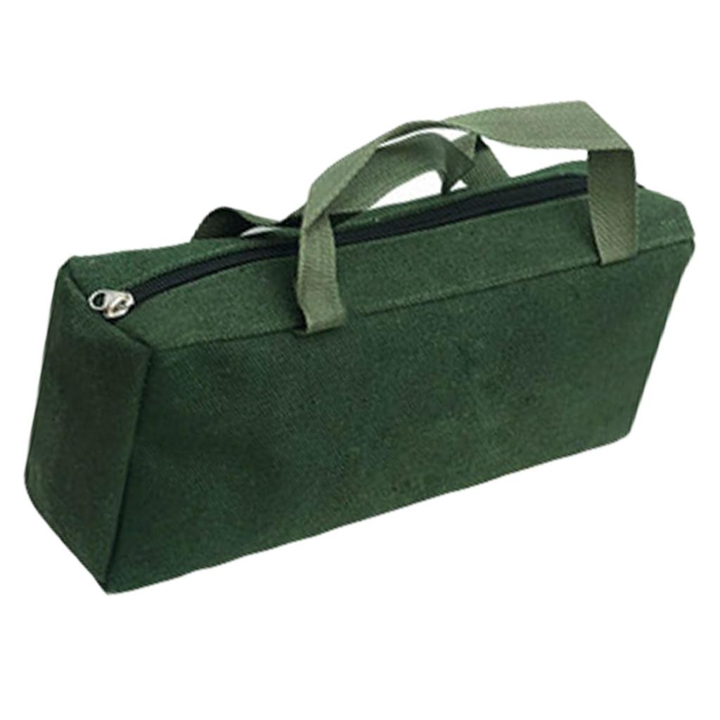 Rectangle Tool Bag Canvas Utility Tote Tool Organizer Waterproof Multifunctional for Storing Wrenches Pliers Lightweight