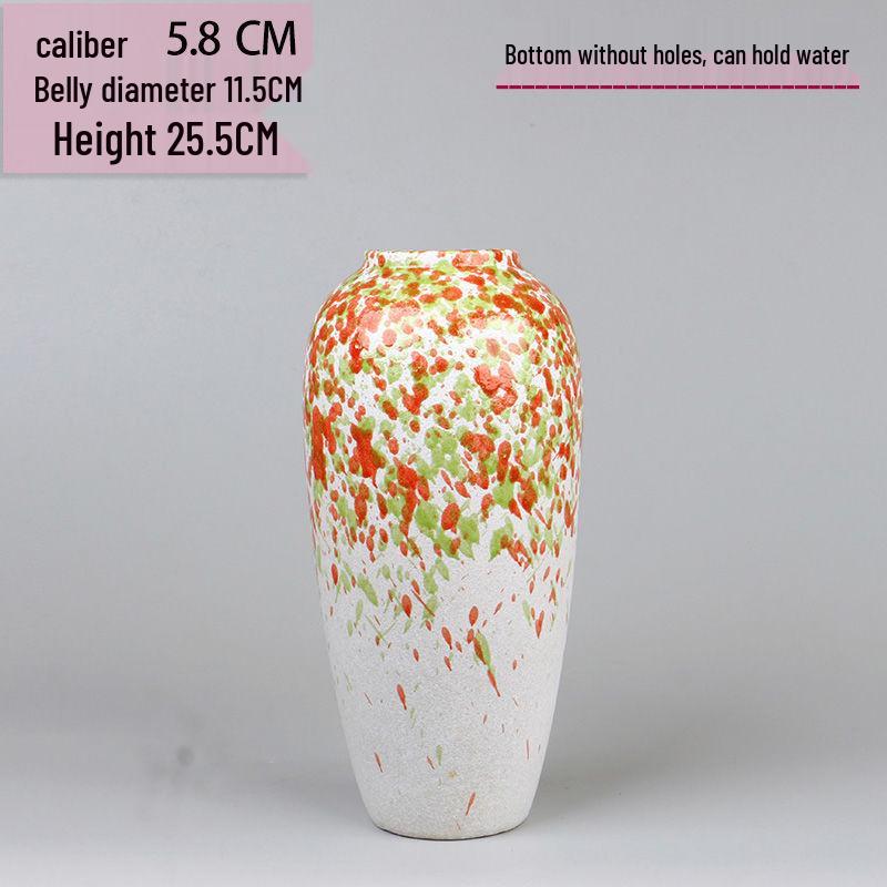 Retro čínská keramická váza: Dekorativní váza na květiny nebo pro hydroponii