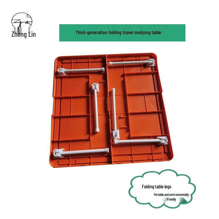 Foldable Mini Mahjong Table Set for Travel