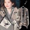 Liu Yifei Langer Schal Damen Winter Halswärmer - Hochwertiger Kaschmir-Imitat Strickschal