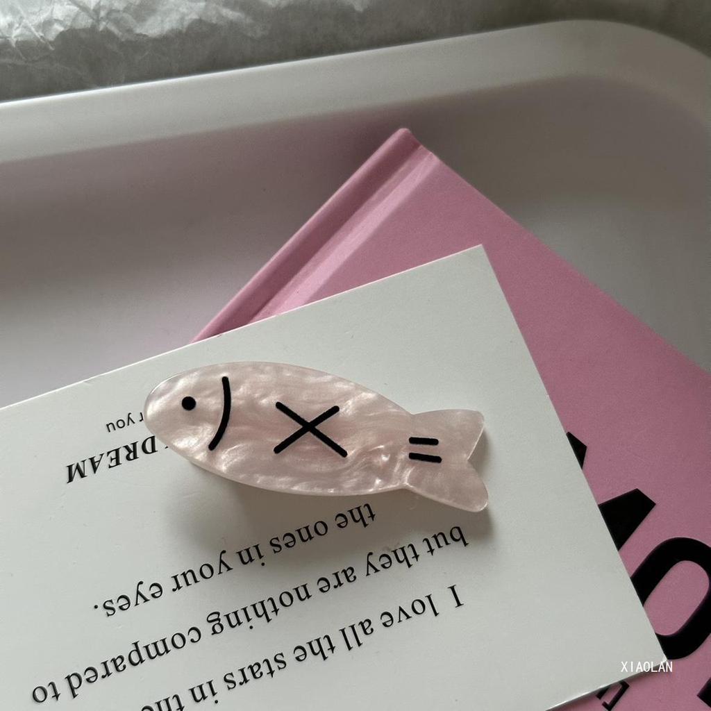 1/8/10 szt. Mała Rybka Kreskówkowa Spinka do Włosów Projekt Serii Morskiej Lekka Dziewczęca Grzywka Zabawna Spinka Spinka do Włosów