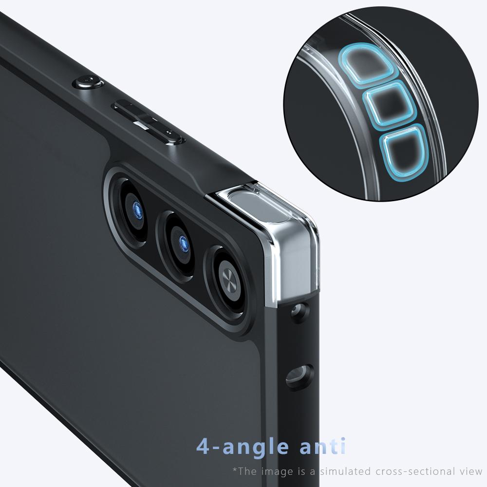 For ZTE nubia RedMagic 10 Air Case ZTE nubia RedMagic 10 Air Cover Luxury Matte PC + TPU Shockproof Protective Phone Back Cover