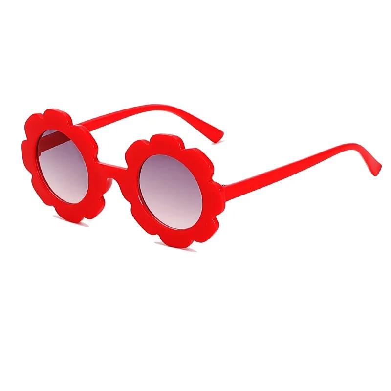 Premium Sun Flower Kids Sunglasses UV400 Protection for Boy Girls Toddler Lovely Baby Sun Glasses Round Cute Children Outdoor Eyewear
