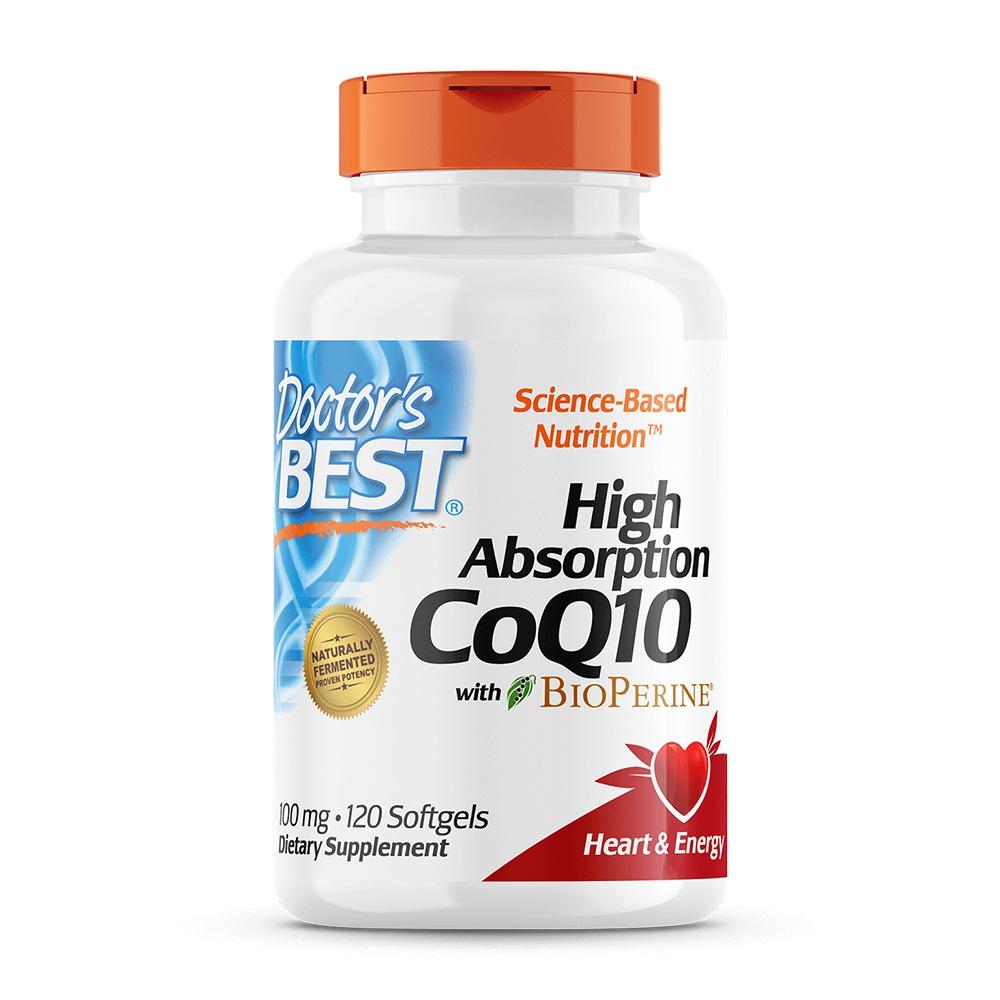 

High Absorption CoQ10 with BioPerine 100 mg, 120 Softgels