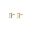 Minimalist 3D Cube Stud Earrings Tiny Basic Versatile Hypoallergenic Jewelry For Couples Daily Wear