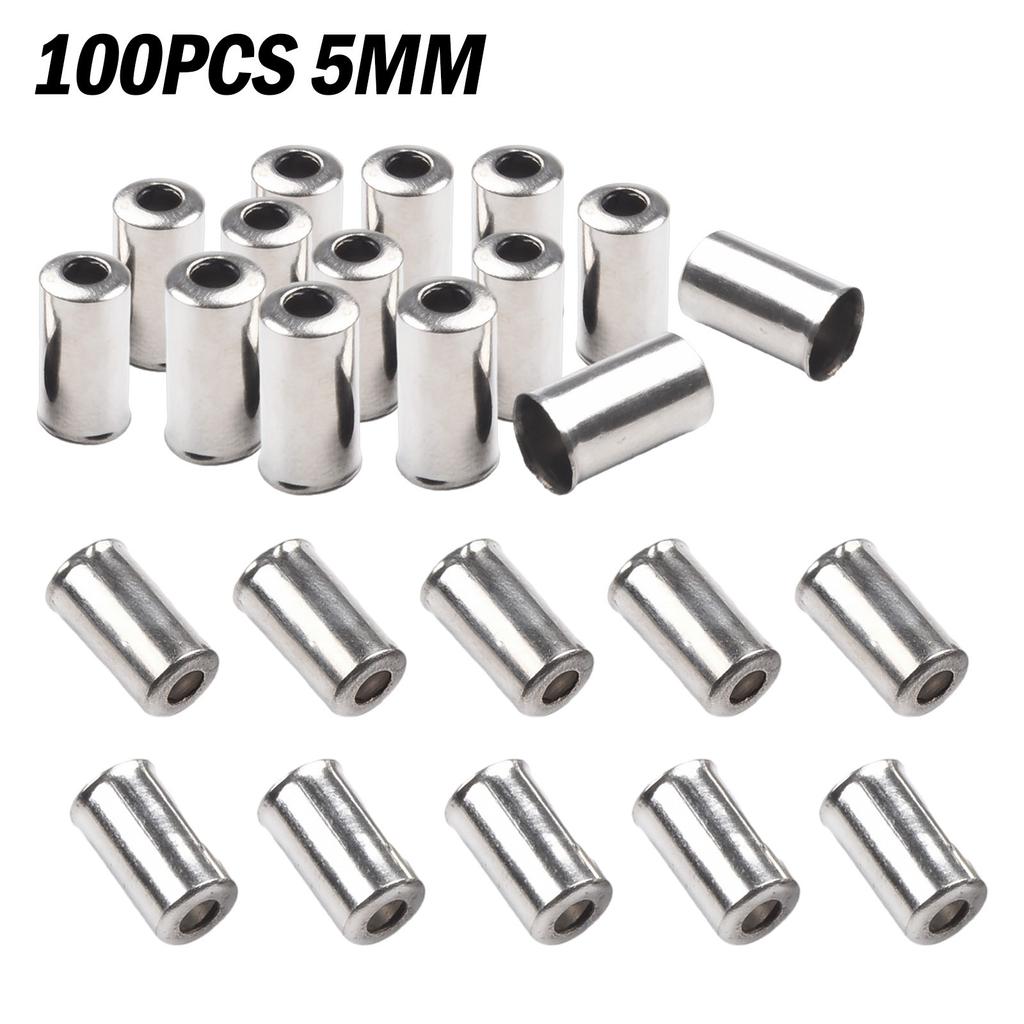 100pcs Cable End Cap 4mm/5mm Brake Shifter Gear Cable End Cap For Road Bike