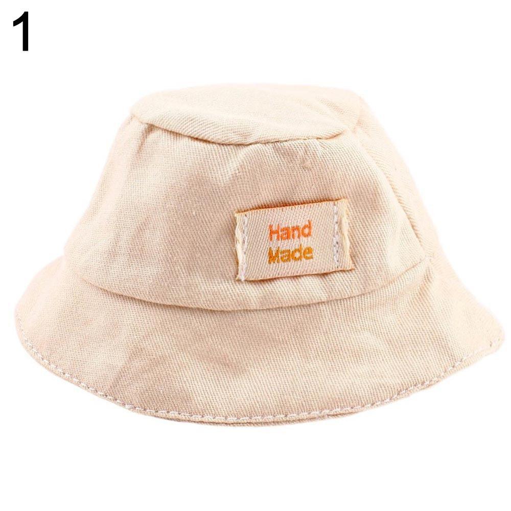 Fashion Miniature Hat For OB11 Dolls Accessories Cute Mini Bucket Hat Fisherman Hat for 1/12BJD Doll Clothes Decoration
