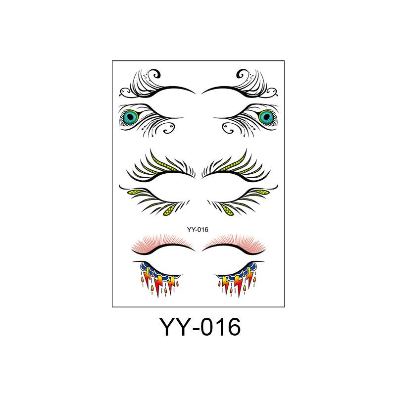 New Trendy Disposable Eyelash & Eyeshadow Tattoo Stickers