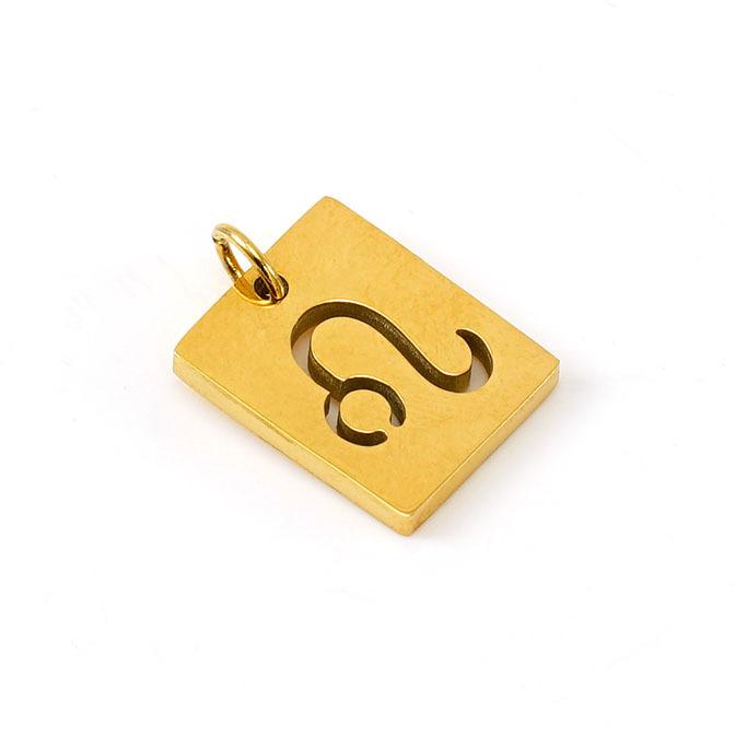 Simple titanium steel 12 constellation pendant DIY necklace women's 18K stainless steel versatile necklace neck jewelry