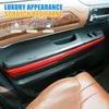 LLKUANG Car Inner Door Armrest Panel Decoration Strip Trim Compatible with Toyota Tundra 2014-2020 Pickup Car Door Protective Panel Cover