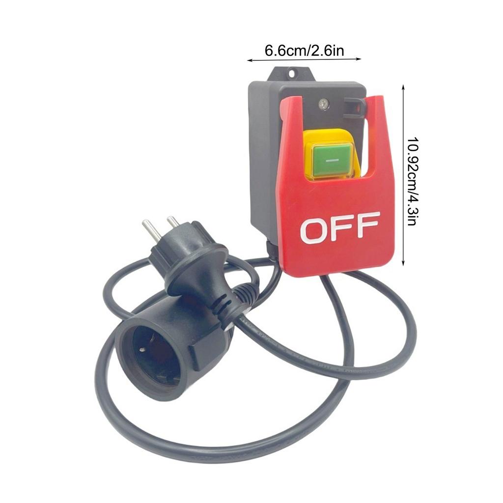 KJD17B Electromagnetic Switches Push Button Control Switches European Standard Solenoid Switches for Household Devices