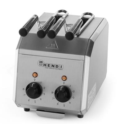 Double Sandwich Toaster with Timer 1200W - Hendi 261163