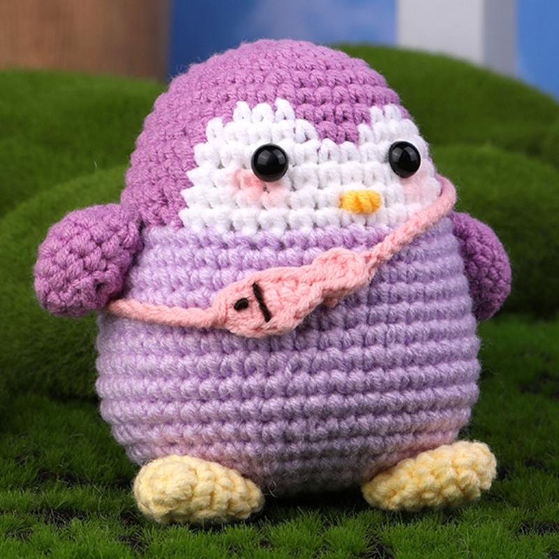 Kit per Lavorare a Maglia Kit per Uncinetto per Principianti per Adulti Bambini Kit per Uncinetto per Principianti, Kit Animali all'Uncinetto per Creare Animali Carini