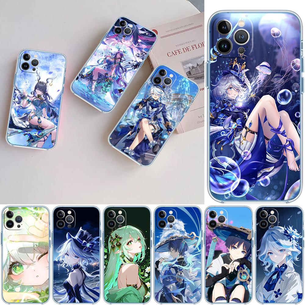 LO48 Genshin Impact Furina Aether Case for LG K22 K30 K40 K40S K41 K42 K50 K50S K51 K51S K52 K61 K62 K71 K92 Q60 Q61 V40 V50 V60