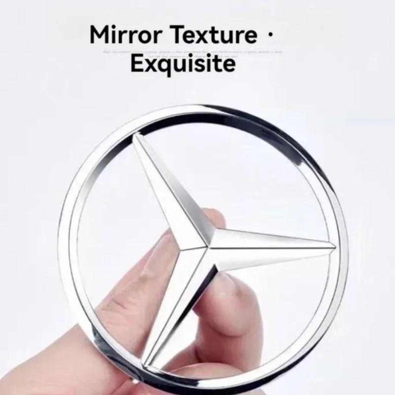 New C200 E200  For Mercedes Benz 1pc 8cm ABS Car Rear Decal Trunk Emblem Sticker Buckle for Mercedes Benz CLS350 CLS400 CLS500 C
