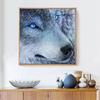 5D DIY Diamond Painting Full Round Wolf Head Diamond Mosaic Animal Diamond Embroidery
