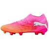 Puma Future 9 Ultimate FG Poison Pink Unisex Cleats Sun-Stream Bright-Aqua White------Features 108883-05