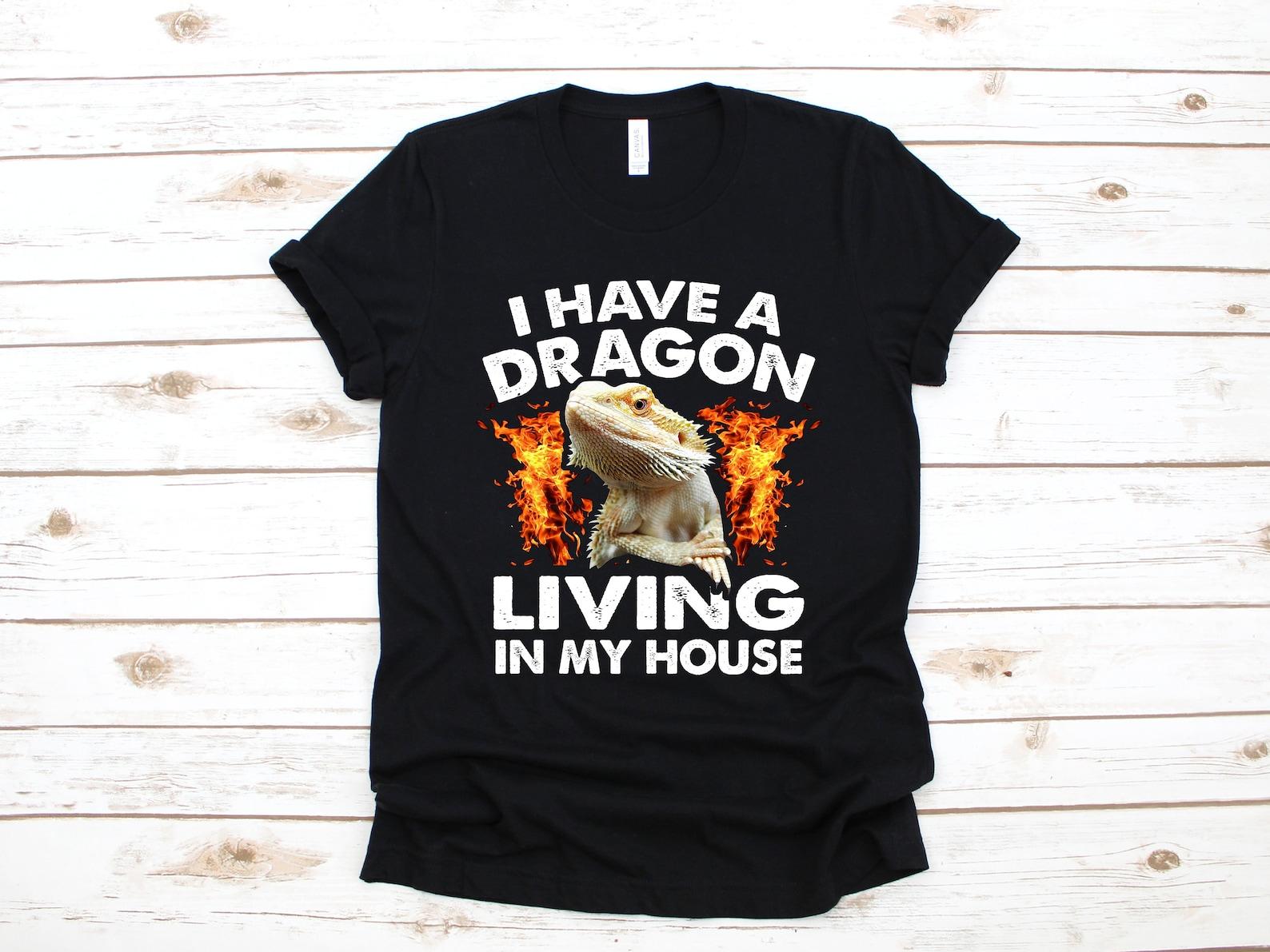 Bearded Dragon Shirt, Funny Bearded Dragon T-Shirt, Reptile Tank Top, T-shirt, T-shirt,T-shirt, Kids Tee, Apparel Gift M